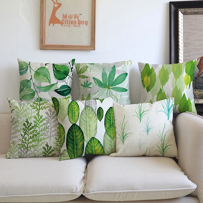 Seat Cushion Cover Tropical Rain Forest Plant Print Throw Pillowcase Sofa Car Decorative Cushion Cover For Bed Home Decor
Seat Cushion Cover Tropical Rain Forest Plant Print Throw Pillowcase Sofa Car Decorative Cushion Cover For Bed Home Decor