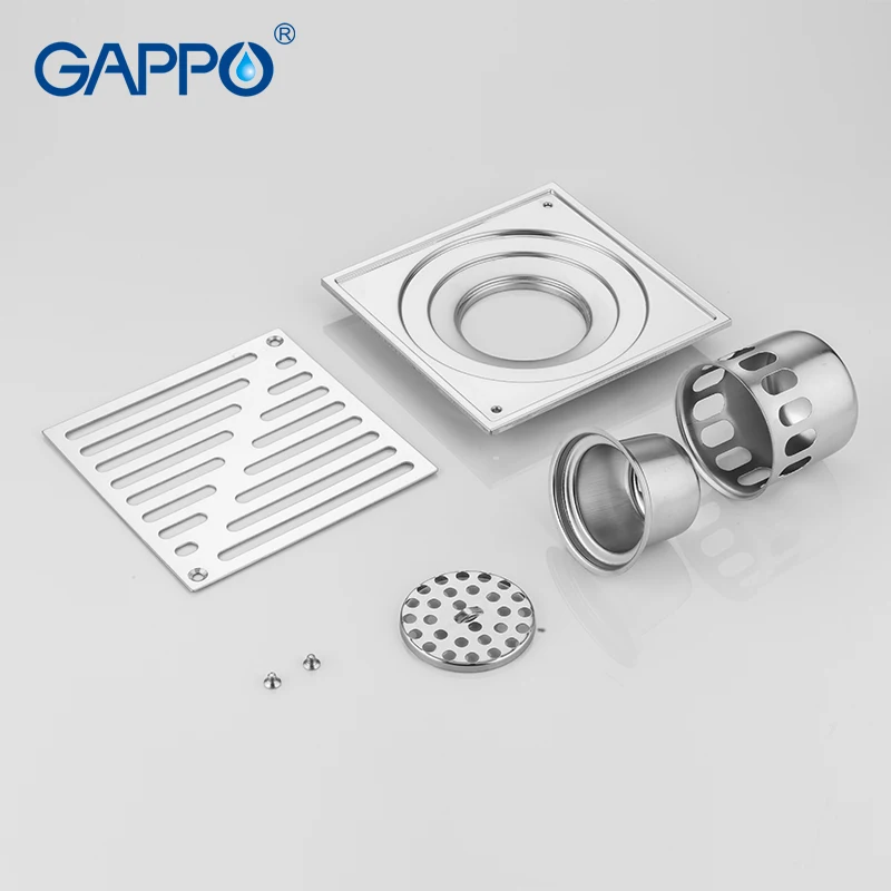 GAPPO Drains stainless steel bathroom waste drains floor cover anti-odor bathroom shower drain strainer shower room
GAPPO Drains stainless steel bathroom waste drains floor cover anti-odor bathroom shower drain strainer shower room