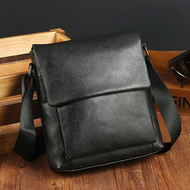 New Genuine Leather Messenger Bags Men Fashion Simple Crossbody Shoulder Bag For Man Pure Color Casual Men Shoulder Bag 2color
New Genuine Leather Messenger Bags Men Fashion Simple Crossbody Shoulder Bag For Man Pure Color Casual Men Shoulder Bag 2color