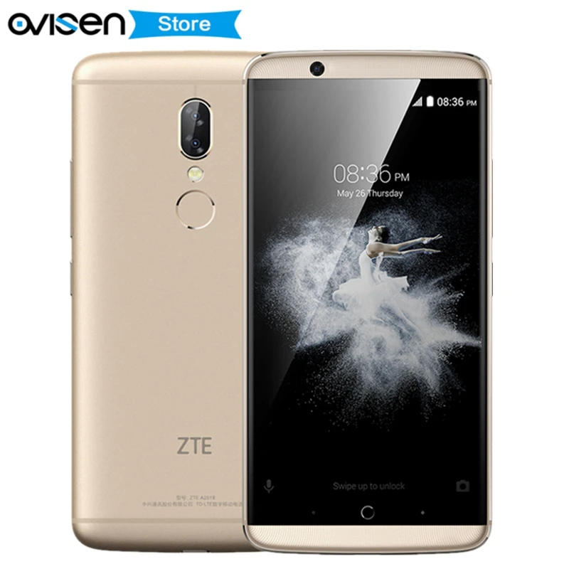 Оригинальный Смартфон zte Axon 7 s 4G Snapdragon 821 4 GB ram 128G rom 20MP 5 дюймов 2560X1440 AMOLED 3400 mAh HIFI NFC