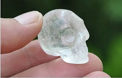 New Design! 2" Natural Clear Quartz Carved Crystal Gemstone Human Skull Head Carving Sculpture
New Design! 2" Natural Clear Quartz Carved Crystal Gemstone Human Skull Head Carving Sculpture
