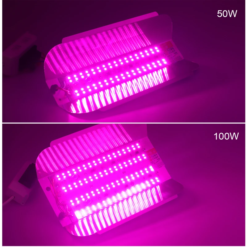 50/100W High Power COB LED Grow Light Full Spectrum Waterproof for Flowers Vegetables Seedlings Greenhouse Plant Fitolampy New | Лампы и