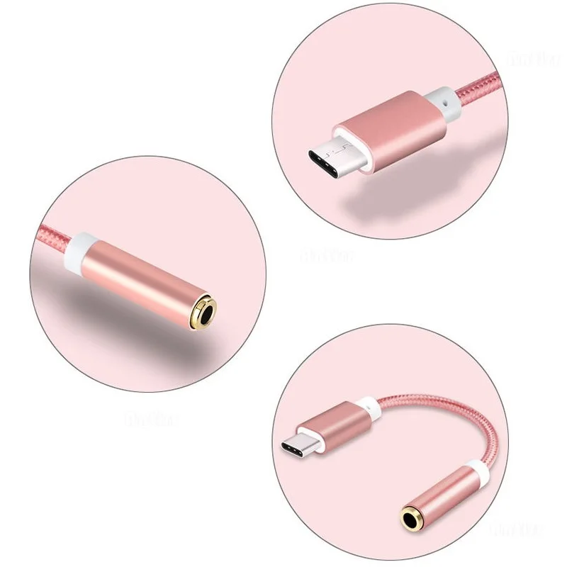Кабель для наушников USB Type-C на 3 5 мм 1 шт. | Мобильные телефоны и аксессуары