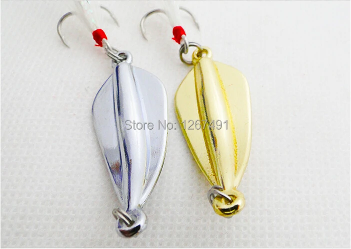 10 pcs/ lot 3 D Fishing Lures Gold Sliver Color Metal Bait Drifting Spoon Baits 4.5cm/7g
10 pcs/ lot 3 D Fishing Lures Gold Sliver Color Metal Bait Drifting Spoon Baits 4.5cm/7g