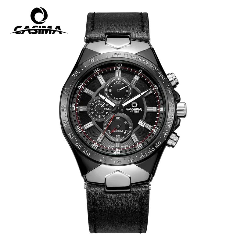 CASIMA Brand Fashion Watch Man Waterproof Luxury Luminous Chronograph Casual Leather Quartz Wristwatch Clock Relogio Masculino
CASIMA Brand Fashion Watch Man Waterproof Luxury Luminous Chronograph Casual Leather Quartz Wristwatch Clock Relogio Masculino