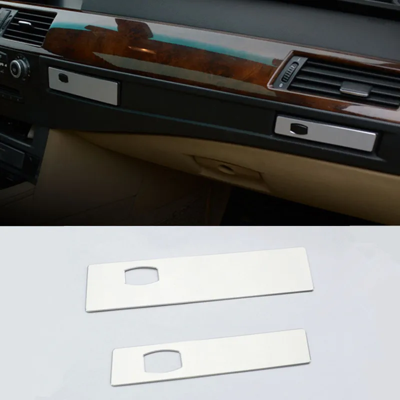 2pcs Car Styling Co-pilot Water Cup Holder Frame Decoration Cover Sticker Trim For BMW 5 Series E60 2006-10 Interior Accessories
2pcs Car Styling Co-pilot Water Cup Holder Frame Decoration Cover Sticker Trim For BMW 5 Series E60 2006-10 Interior Accessories