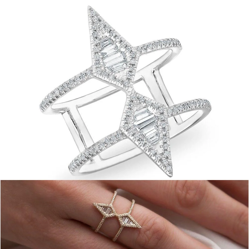 Silver Color Unique Geometric spike punk Design CZ Ring Paved Full Austrian cubic Zircon Fashion Jewelry engagement rings
Silver Color Unique Geometric spike punk Design CZ Ring Paved Full Austrian cubic Zircon Fashion Jewelry engagement rings
