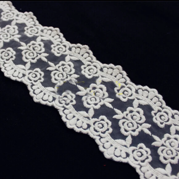 7cm 2.75" wide 10 yard ivory tulle mesh gauze fabric cotton embroidered tapes lace trim ribbon 1049931QL4K32
7cm 2.75" wide 10 yard ivory tulle mesh gauze fabric cotton embroidered tapes lace trim ribbon 1049931QL4K32