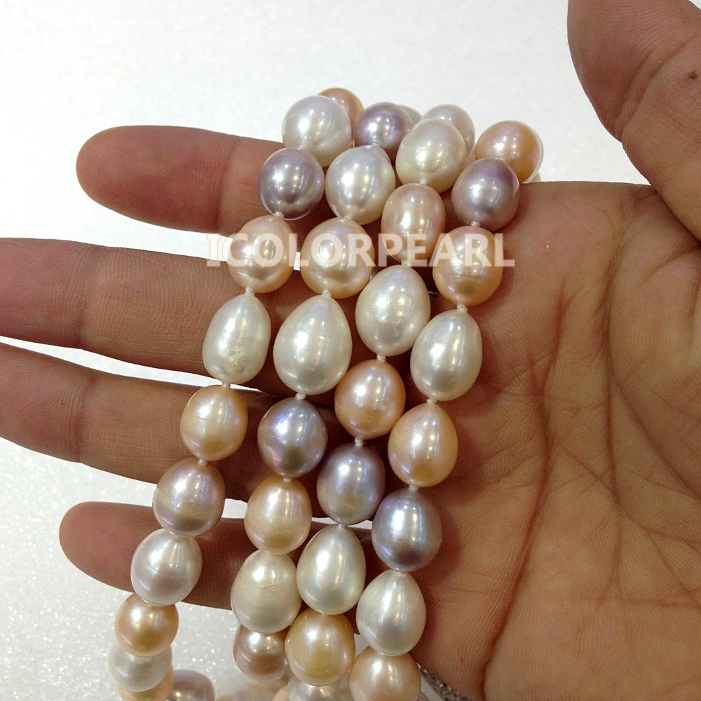 WEICOLOR Two Strand 10-12mm Waterdrop Multicolor Natural Freshwater Pearl Jewelry Set(Necklace 45-48cm, Bracelet19-21cm)
WEICOLOR Two Strand 10-12mm Waterdrop Multicolor Natural Freshwater Pearl Jewelry Set(Necklace 45-48cm, Bracelet19-21cm)