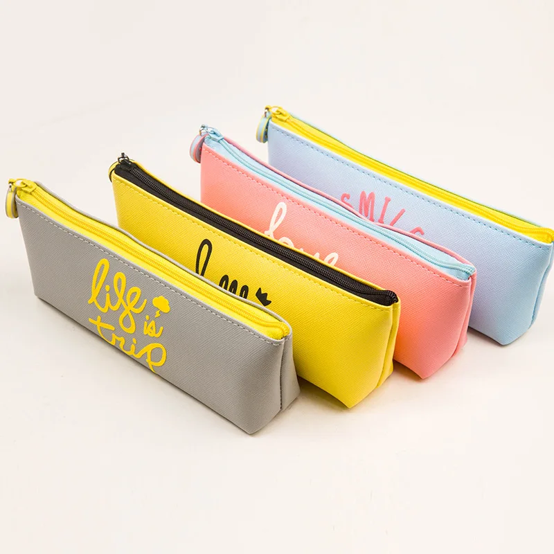 Cute Color Triangle Memory Korean Tide Pencil Creative Stationery Bags Boys And Girls Pencil Bag
Cute Color Triangle Memory Korean Tide Pencil Creative Stationery Bags Boys And Girls Pencil Bag