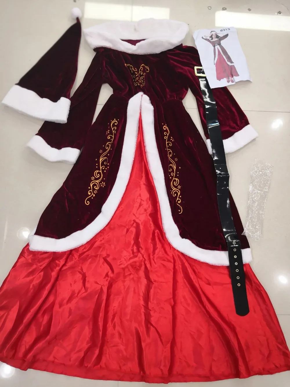 Adult Santa Claus Costume Suit Deluxe Plush Father Fancy Clothes Xmas Cosplay Props Women Men Santa Uniform Christmas Set
Adult Santa Claus Costume Suit Deluxe Plush Father Fancy Clothes Xmas Cosplay Props Women Men Santa Uniform Christmas Set