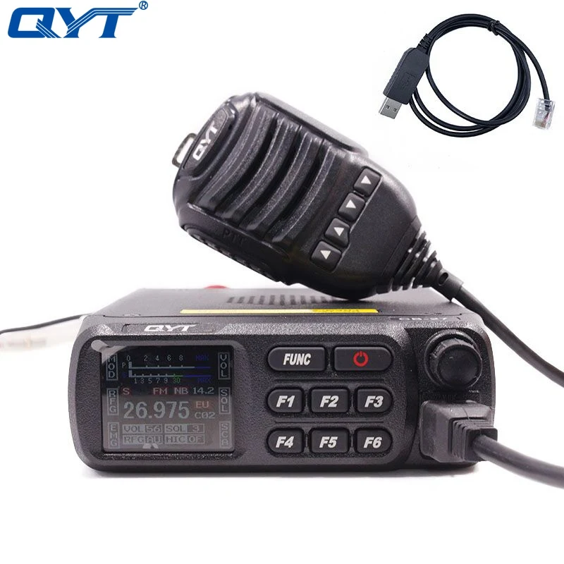QYT CB 27 Radio 26 965 405 MHz AM/FM 12/24V 4 W LCD Screen шорты Citizen Band мульти стандартные бриллиантовые