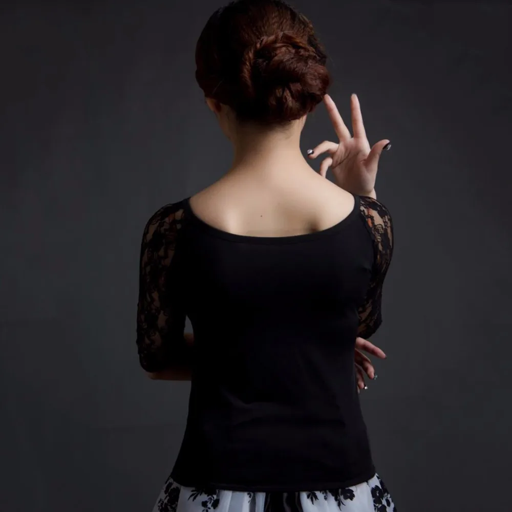 2018 New Lady Modern Dance Frock Black Color Long Sleeve Comfortable For Woman Latin Exercise Lady Ballroom Dancing Clothes 5071
2018 New Lady Modern Dance Frock Black Color Long Sleeve Comfortable For Woman Latin Exercise Lady Ballroom Dancing Clothes 5071