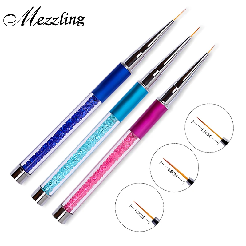 1Pcs Rhinestones Handle Design Nail Art Brush Pen For DIY Drawing Liner Sculpture UV Gel Nail Brush Manicure Nail Tools
1Pcs Rhinestones Handle Design Nail Art Brush Pen For DIY Drawing Liner Sculpture UV Gel Nail Brush Manicure Nail Tools