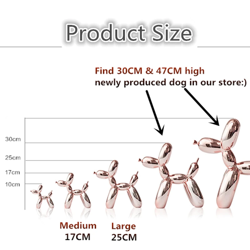 Hot!!! Newly Produced American Pop Art Resin Craft Balloon Dog Figurine Statue 25/17cm Balloon Dog Balloon Rabbit Xmas Gift
Hot!!! Newly Produced American Pop Art Resin Craft Balloon Dog Figurine Statue 25/17cm Balloon Dog Balloon Rabbit Xmas Gift