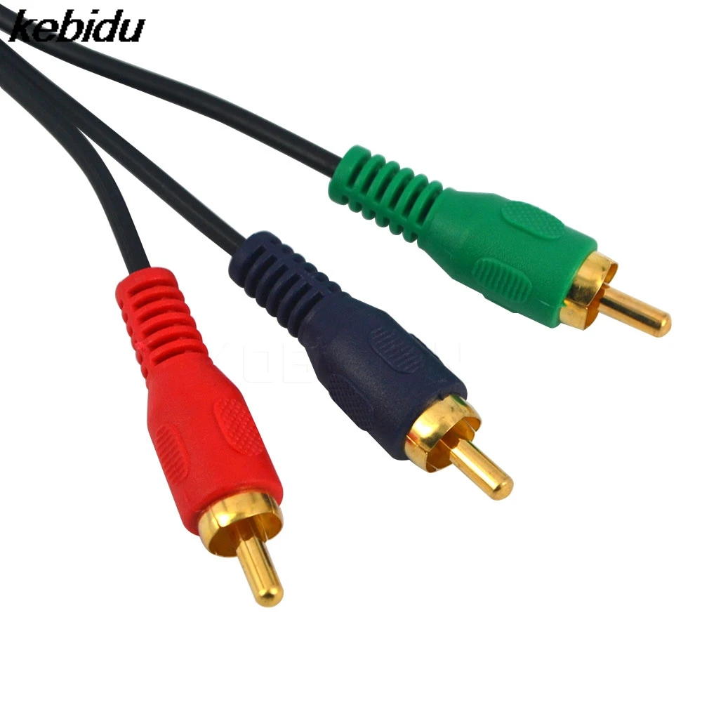 Адаптер kebidu HDMI-совместимый с 3RCA 3 RCA функция подключения видеокомпонент