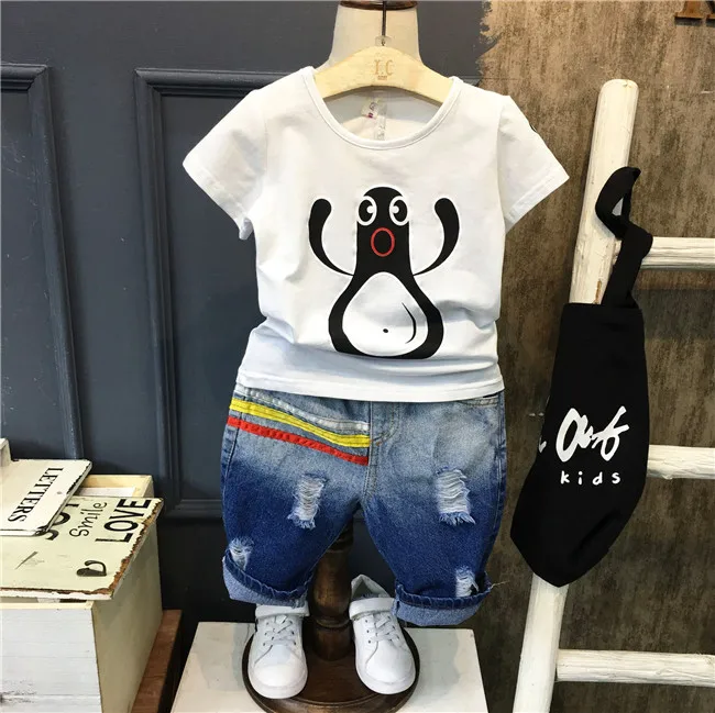 Toddler Baby Boys Clothes Outfit Infant Boy Kids T-Shirt + Jeans Casual Clothing Summer Children Clothing 2-7Years
Toddler Baby Boys Clothes Outfit Infant Boy Kids T-Shirt + Jeans Casual Clothing Summer Children Clothing 2-7Years