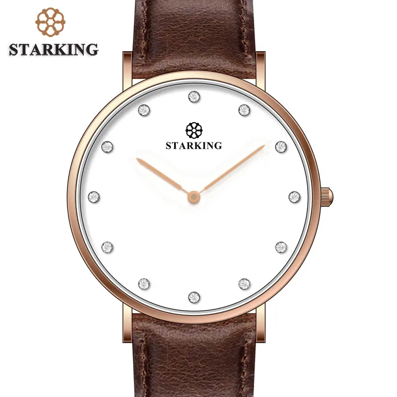 STARKING Brown Leather Mens Watches Top Brand Luxury Stone Dial Ultra Slim Watch Men Quartz Business Watch Waterproof Male Clock
STARKING Brown Leather Mens Watches Top Brand Luxury Stone Dial Ultra Slim Watch Men Quartz Business Watch Waterproof Male Clock