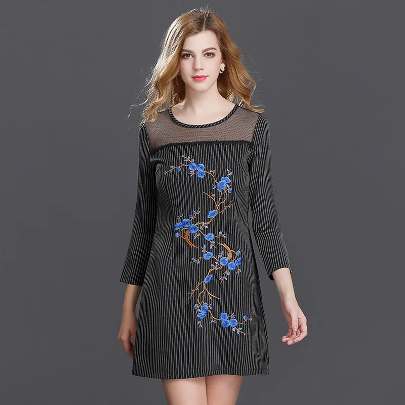 2017 Newest Fashion Women European Spring Autumn Solid Vintage one-piece dress O-Neck Full Sleeve dress free shipping
2017 Newest Fashion Women European Spring Autumn Solid Vintage one-piece dress O-Neck Full Sleeve dress free shipping