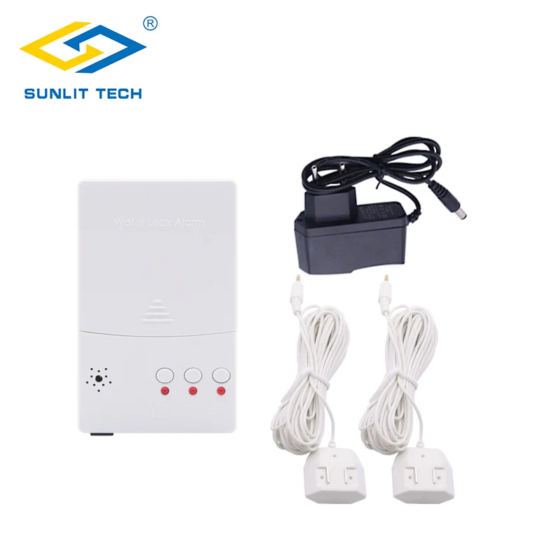 Russia Ukrain Battery Powered Water Leak Detector 85dB Water Flood Overflow Detection Alarm System with 2pcs Sensitive Sensor
Russia Ukrain Battery Powered Water Leak Detector 85dB Water Flood Overflow Detection Alarm System with 2pcs Sensitive Sensor
