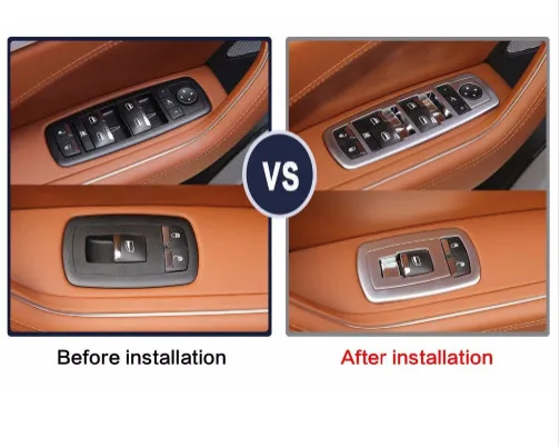 Car Door Armrest Window Lift Switch Button Cover Trim Sticker For Maserati Levante 2016 Car Accesssories 4Pcs/set
Car Door Armrest Window Lift Switch Button Cover Trim Sticker For Maserati Levante 2016 Car Accesssories 4Pcs/set
