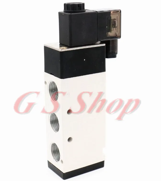 1Pcs 4V410-15 DC12V 5Ports 2Position Single Solenoid Pneumatic Air Valve 1/2" BSPT Brand New
1Pcs 4V410-15 DC12V 5Ports 2Position Single Solenoid Pneumatic Air Valve 1/2" BSPT Brand New