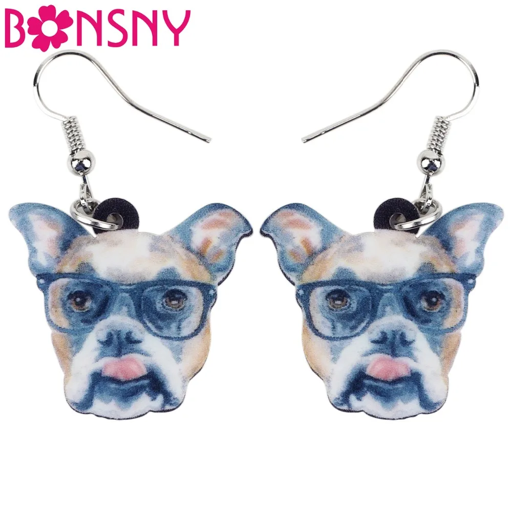Bonsny Drop Cartoon Acrylic Glasses Pug Dog Bulldog Dangle Earrings Big Long Animal Jewelry For Girls Women Ladies Cheap Bulk
Bonsny Drop Cartoon Acrylic Glasses Pug Dog Bulldog Dangle Earrings Big Long Animal Jewelry For Girls Women Ladies Cheap Bulk