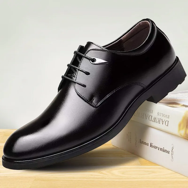 Genuine Leather Business Wedding Shoes Men Vintage Oxfords For Men Dress Shoes Formal Men Shoes Office Lace Up Derby Shoes Flats
Genuine Leather Business Wedding Shoes Men Vintage Oxfords For Men Dress Shoes Formal Men Shoes Office Lace Up Derby Shoes Flats