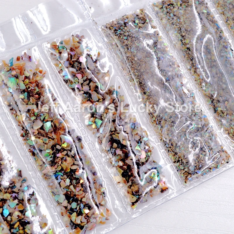 Nails Abalone Shell Fragments Texture Natural Sea Shell 3d Charm Nail Art Decoration Slice Powder DIY Beauty Salon Tools
Nails Abalone Shell Fragments Texture Natural Sea Shell 3d Charm Nail Art Decoration Slice Powder DIY Beauty Salon Tools