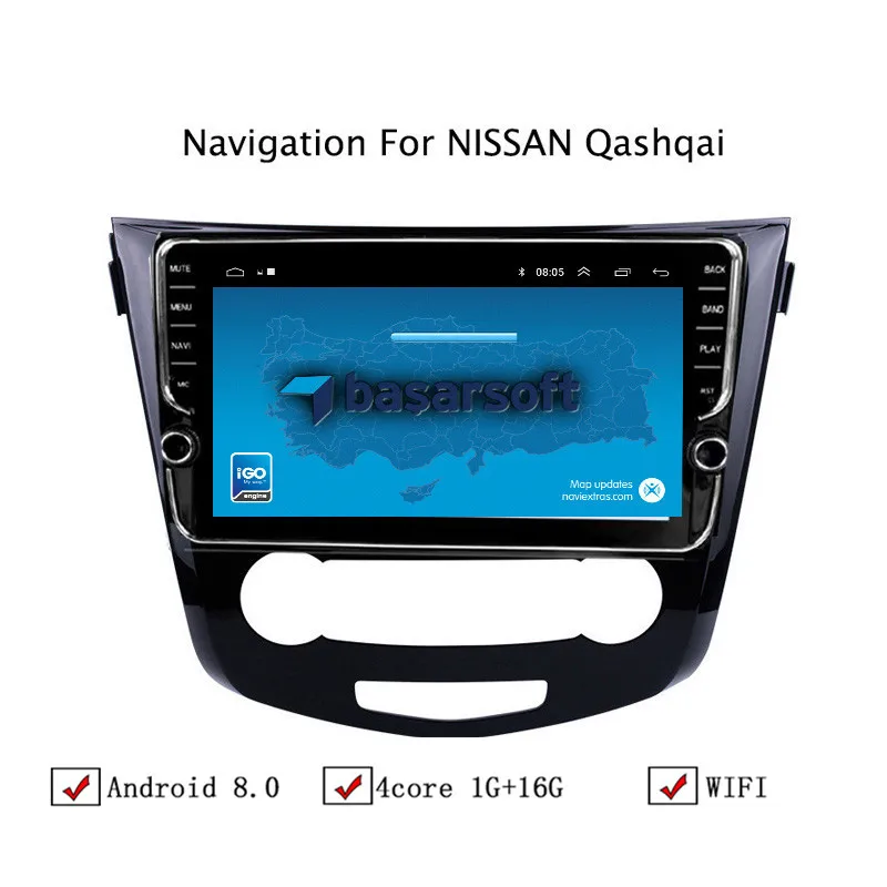 10 1 "Android 8 автомобильный gps навигатор для Nissan Qashqai X Trail 2016 2018 Автомагнитола стерео