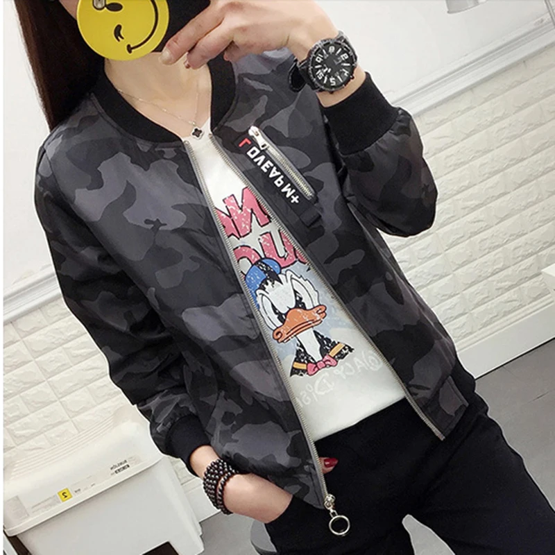 Women Camouflage Jacket Coat New Autumn O-neck Short Casual Outwear Female Loose Baseball Coat Plus Size Jackets FP1394
Women Camouflage Jacket Coat New Autumn O-neck Short Casual Outwear Female Loose Baseball Coat Plus Size Jackets FP1394