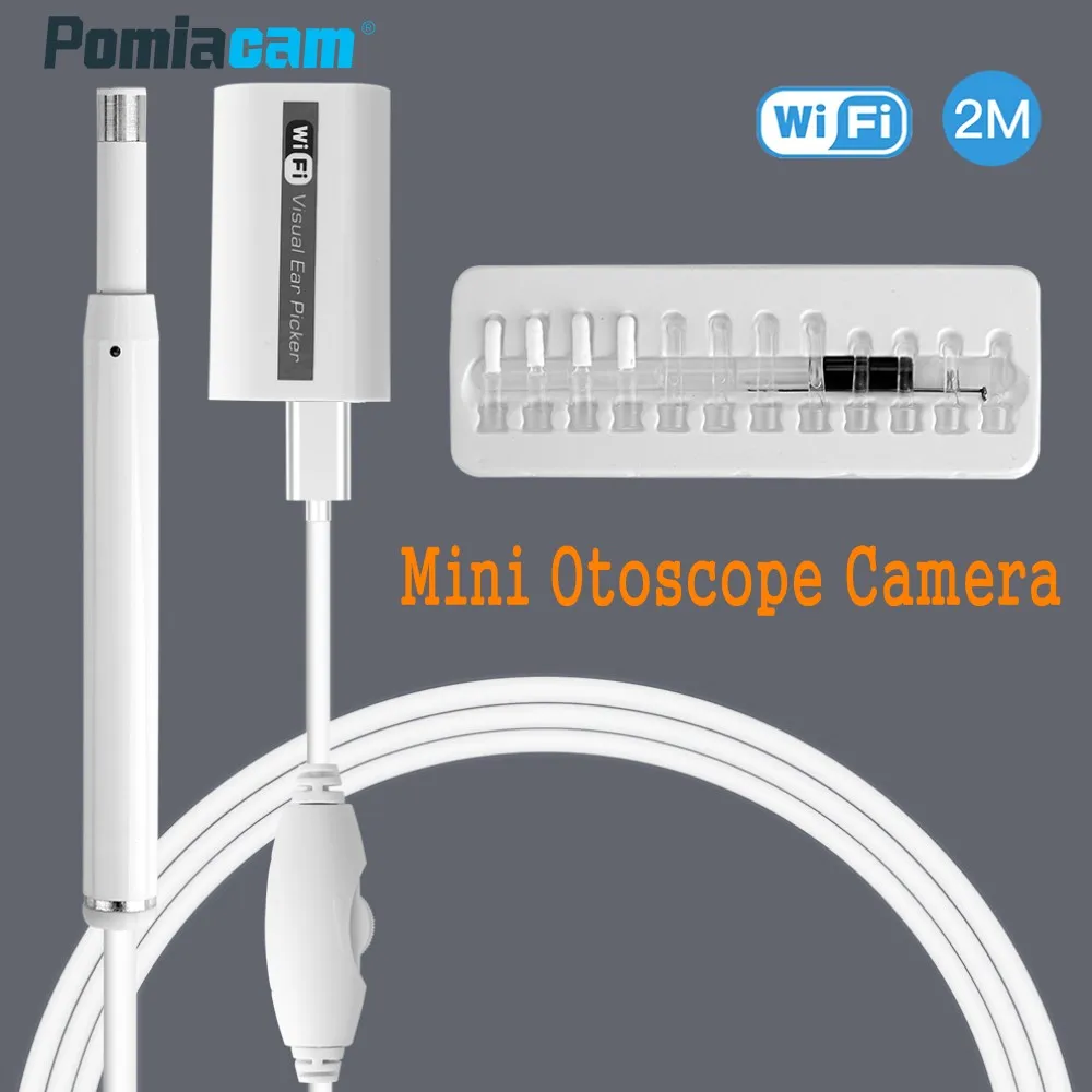 F170 5.5mm Lens Wireless WIFI Ear Endoscope Otoscope Camera HD 720P Visual Ear Cleaner Spoon Borescope Support PC Android IOS
F170 5.5mm Lens Wireless WIFI Ear Endoscope Otoscope Camera HD 720P Visual Ear Cleaner Spoon Borescope Support PC Android IOS