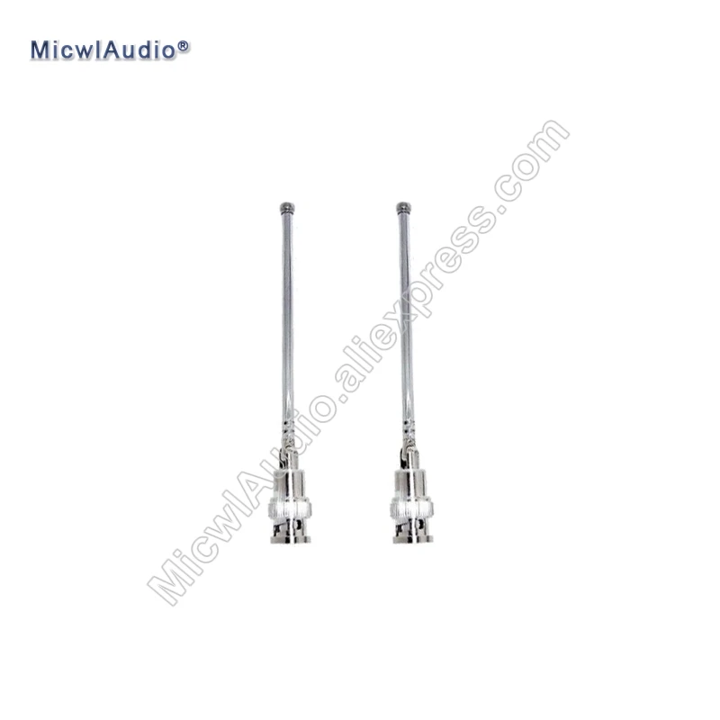 Microphone Antennas For Sennheiser G1 G2 Wireless Microphone System Metal BNC Antennas 430-870MHz