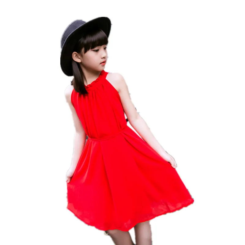 Girl solid color fashion dress Girl fashion chiffon dress Girl sleeveless cool dress Girl chiffon knee-length dress
Girl solid color fashion dress Girl fashion chiffon dress Girl sleeveless cool dress Girl chiffon knee-length dress