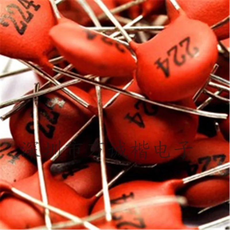 50V 224PF 220NF 0.22UF Ceramic Capacitors / 224pf Ceramic Disc Capacitors (1000pcs/lot) ...