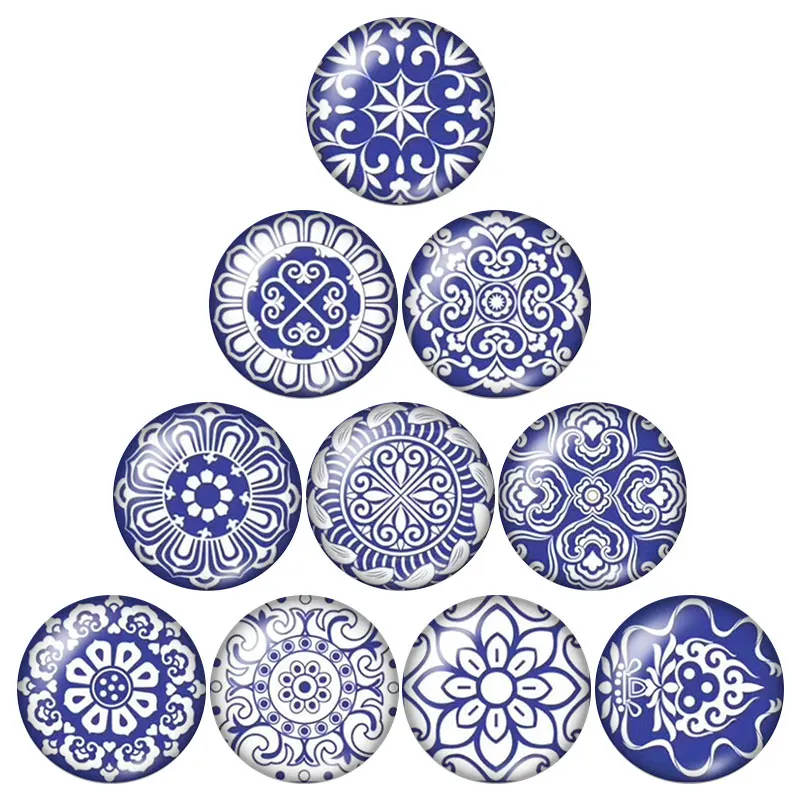 Blue flowers pattern 10pcs mixed 12mm/16mm/18mm/25mm Round photo glass cabochon demo flat back Making findings ZB0443
Blue flowers pattern 10pcs mixed 12mm/16mm/18mm/25mm Round photo glass cabochon demo flat back Making findings ZB0443