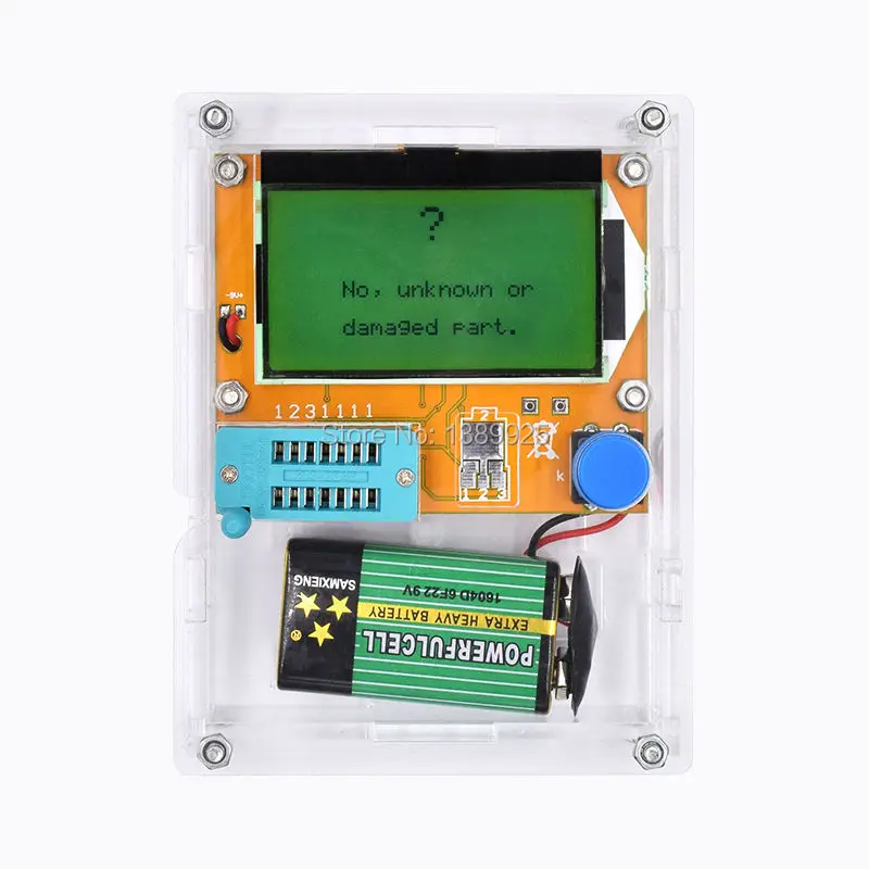 2020 Latest LCR-T4 ESR Meter Transistor Tester Diode Triode Capacitance Mos Mega328 Transistor Tester + CASE (not Battery )
2020 Latest LCR-T4 ESR Meter Transistor Tester Diode Triode Capacitance Mos Mega328 Transistor Tester + CASE (not Battery )