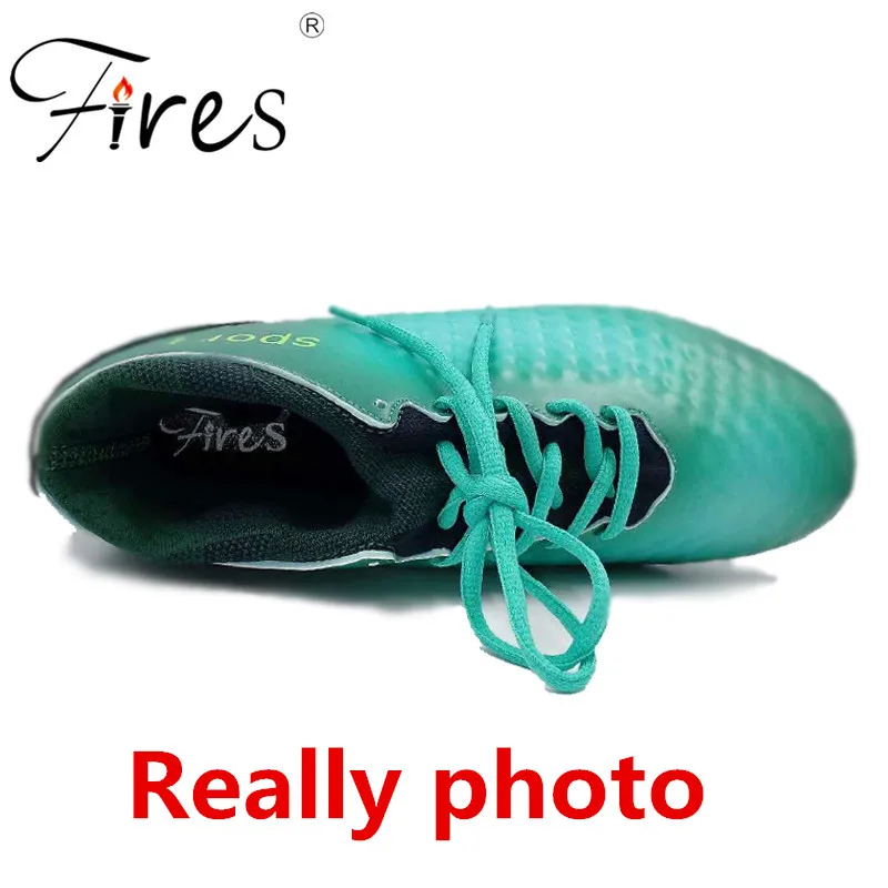 Fires Men's Soccer Shoes Boots Long Spikes Sport Football Shoes Brand Sneakers Male Outdoor High Ankle Boots Sapatos de futebol
Fires Men's Soccer Shoes Boots Long Spikes Sport Football Shoes Brand Sneakers Male Outdoor High Ankle Boots Sapatos de futebol