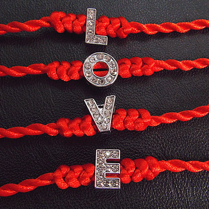 1PC Hot A-Z 26 Letters Red Thread String Letters Bracelets Red Rope Charm Women Lucky Bracelet Aolly Jewelry Gift For Couple
1PC Hot A-Z 26 Letters Red Thread String Letters Bracelets Red Rope Charm Women Lucky Bracelet Aolly Jewelry Gift For Couple