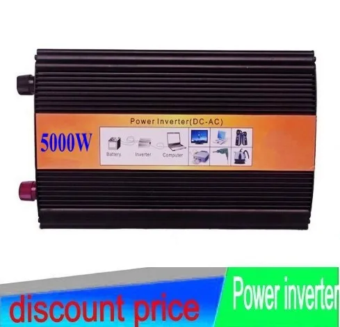 Free Shipping 5000W onda sinusoidale pura inverter pure sine wave max 10000W power DC12V 24V 48V 100V-240V for solar wind system
Free Shipping 5000W onda sinusoidale pura inverter pure sine wave max 10000W power DC12V 24V 48V 100V-240V for solar wind system