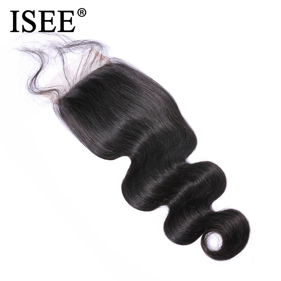 ISEE HAIR Brazilian Body Wave Closure Free Part Swiss Lace Closure 4" x 4" 100% Remy Human Hair Free Shipping Nature Color
ISEE HAIR Brazilian Body Wave Closure Free Part Swiss Lace Closure 4" x 4" 100% Remy Human Hair Free Shipping Nature Color