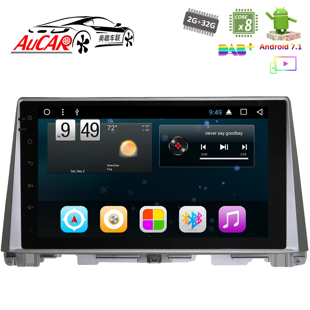 10.1" for KIA K5 Optima Android 7.1 Car DVD Player GPS Navigation system 2014 - 2017 HD Bluetooth GPS Radio WIFI 4G Stereo AUX
10.1" for KIA K5 Optima Android 7.1 Car DVD Player GPS Navigation system 2014 - 2017 HD Bluetooth GPS Radio WIFI 4G Stereo AUX