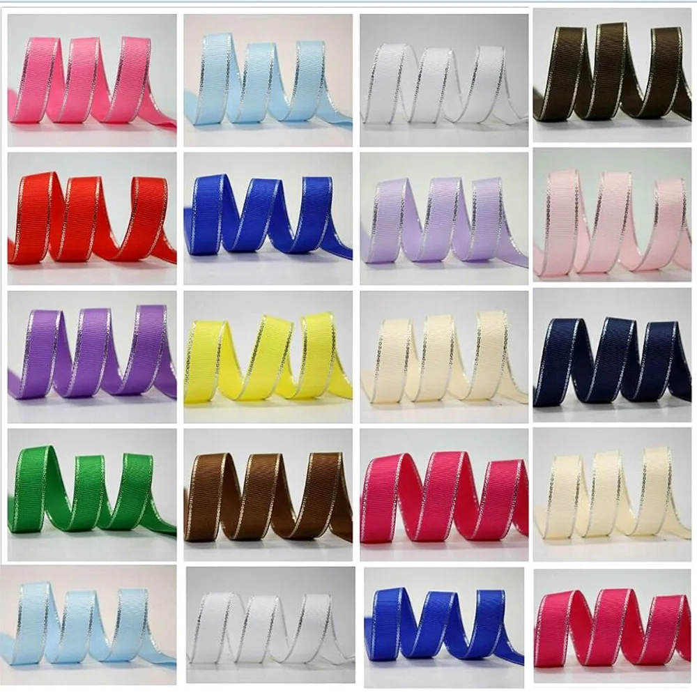 10 25 38mm silver-trimmed satin ribbon 10 yards DIY gift wrap handmade bow Christmas ribbon Grosgrain ribbons platinum
10 25 38mm silver-trimmed satin ribbon 10 yards DIY gift wrap handmade bow Christmas ribbon Grosgrain ribbons platinum