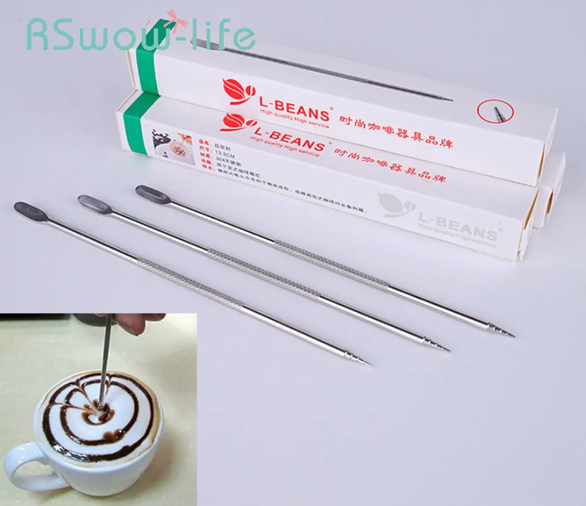 2 Pcs Coffee Utensils Stainless Steel Coffee Pull Flower Needle Carved Needles Pull Flower Supplies For Coffee Decoration Tool
2 Pcs Coffee Utensils Stainless Steel Coffee Pull Flower Needle Carved Needles Pull Flower Supplies For Coffee Decoration Tool