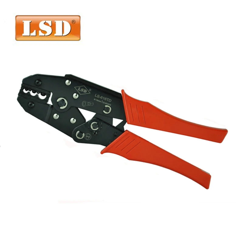 Ratchet crimping plier 4-16mm2 non-insulated cable links crimping tool tab terminal crimper Electrician tool
Ratchet crimping plier 4-16mm2 non-insulated cable links crimping tool tab terminal crimper Electrician tool
