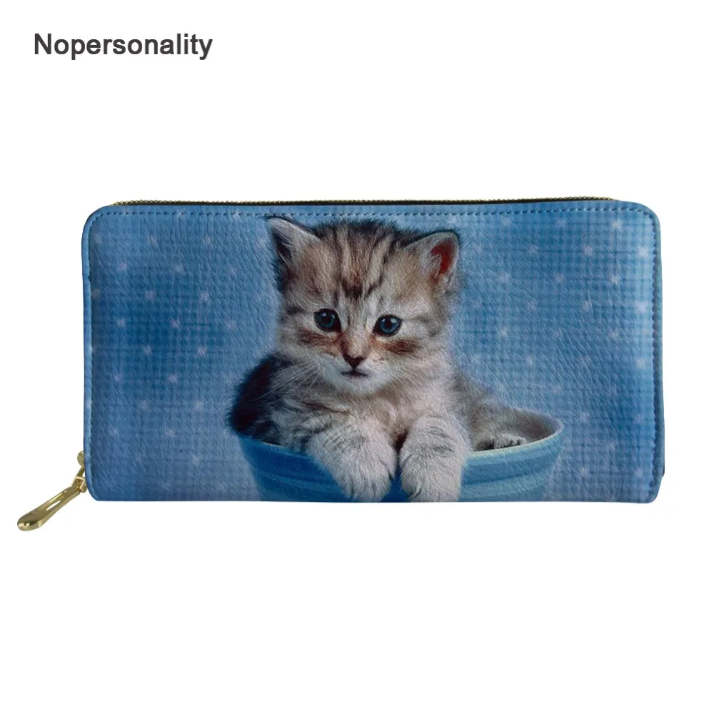 Nopersonality Cute 3d Animal Cat Print Wallet Leather Female Ladies Travel Phone Bags Long Zipper Coin Purse Ladies Hand Bags
Nopersonality Cute 3d Animal Cat Print Wallet Leather Female Ladies Travel Phone Bags Long Zipper Coin Purse Ladies Hand Bags
