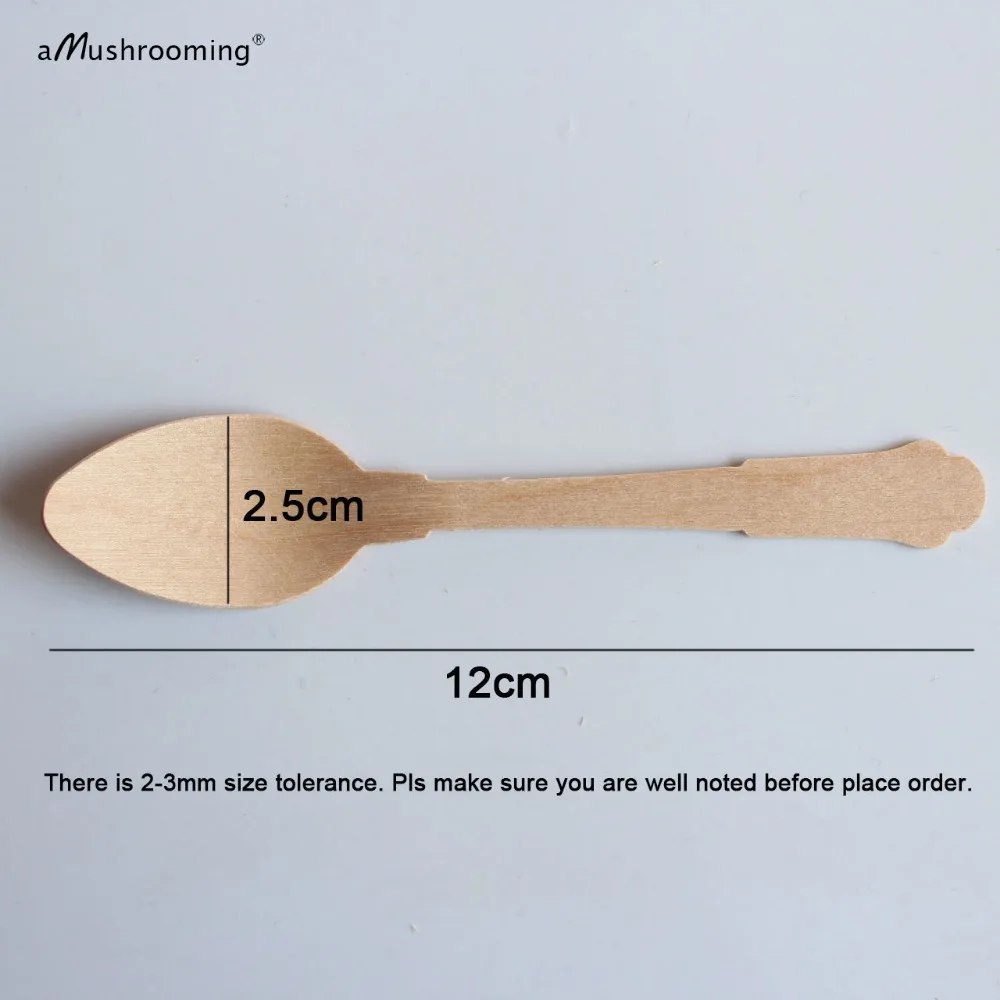 500 pieces Mini Spoons Disposable Wooden Classic Spoons Scoop 12CM dessert Spoon Flatware birch wood ice cream cake Party Decor
500 pieces Mini Spoons Disposable Wooden Classic Spoons Scoop 12CM dessert Spoon Flatware birch wood ice cream cake Party Decor