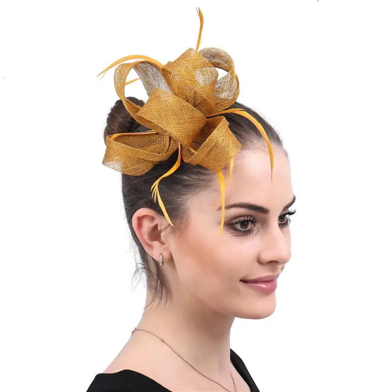 Hot Selling Flax Mesh Bridal Headdress Wedding Banquet Party Horse Racing Festival Ladies Small Hats Handmade Vintage Hairpin
Hot Selling Flax Mesh Bridal Headdress Wedding Banquet Party Horse Racing Festival Ladies Small Hats Handmade Vintage Hairpin