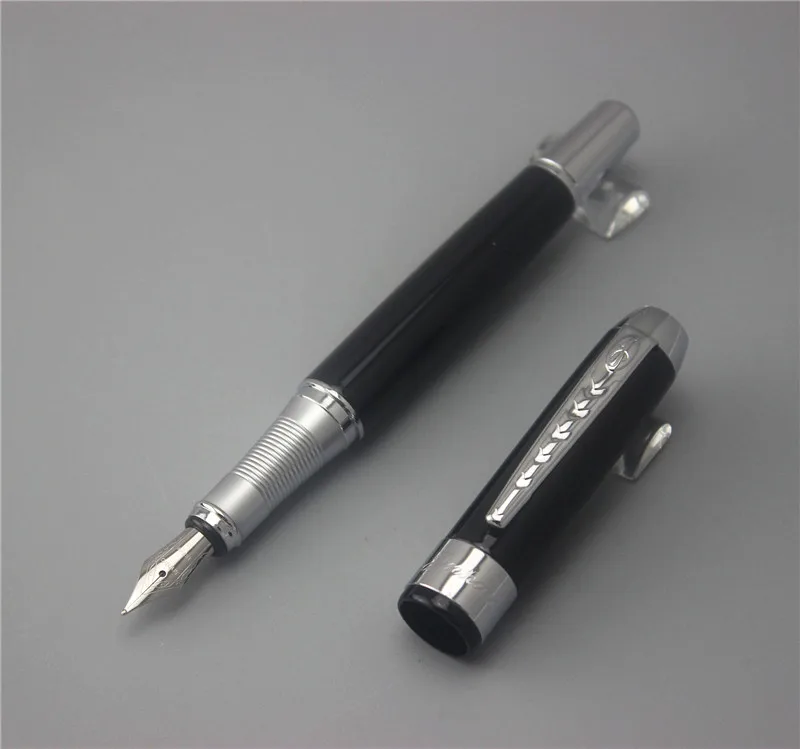 450 High Quality Black luxury office school Stationery material supplies Fountain Pen Full metal Golden Clip YY46
450 High Quality Black luxury office school Stationery material supplies Fountain Pen Full metal Golden Clip YY46