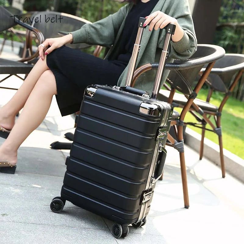 Made in China Simple style 100% aluminum frame20/24 inch size high quality Rolling Luggage Spinner brand Travel Suitcase 
Made in China Simple style 100% aluminum frame20/24 inch size high quality Rolling Luggage Spinner brand Travel Suitcase